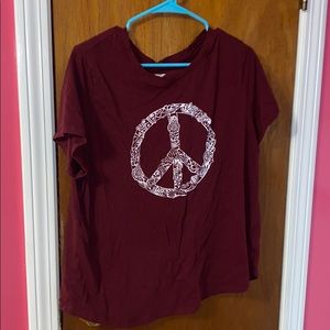 5/$25 Red tee